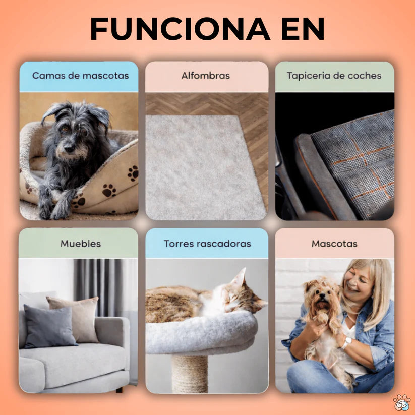 FurSwipe - Un desliz y el pelo de tu mascota desaparece