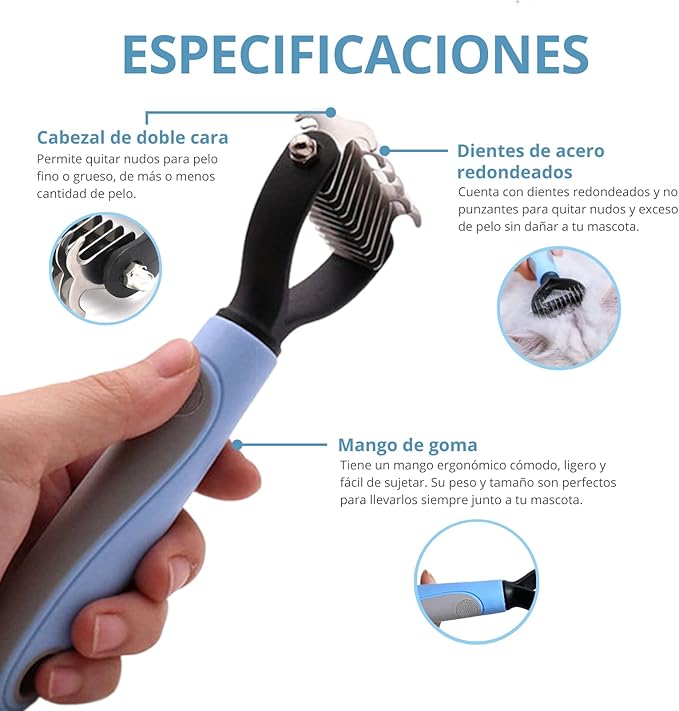 NudoFree - Desenreda y limpia el pelaje en una pasada