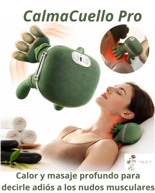 CalmaCuello Pro - Calor y masaje profundo para decirle adiós a los nudos musculares