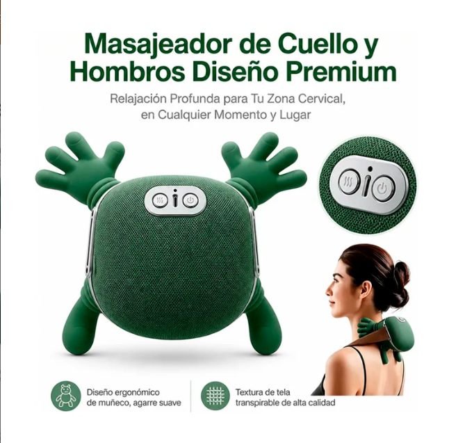 CalmaCuello Pro - Calor y masaje profundo para decirle adiós a los nudos musculares