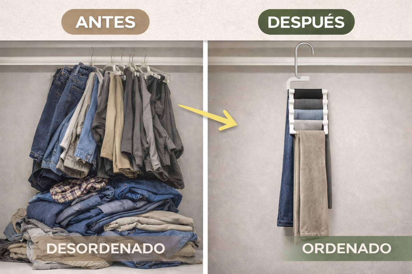 ClipOrder - Cuelga más ropa en menos espacio