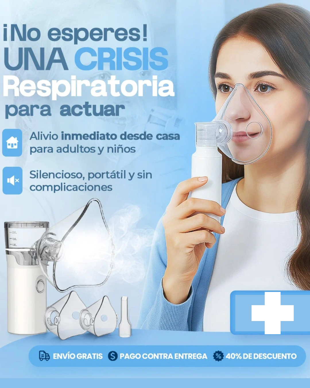 VaporEase — Alivio para la congestión, en cualquier lugar.