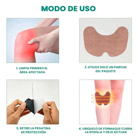 CalmKnee - Parches que calman tu dolor en minutos