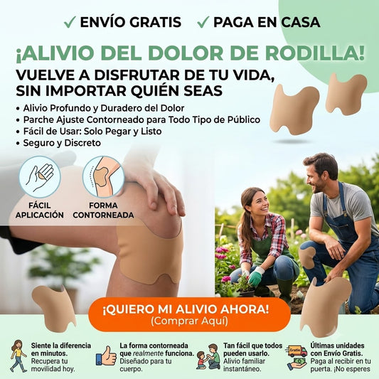 CalmKnee - Parches que calman tu dolor en minutos